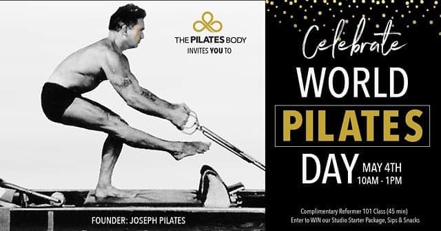 Celebrate World Pilates Day May 4th