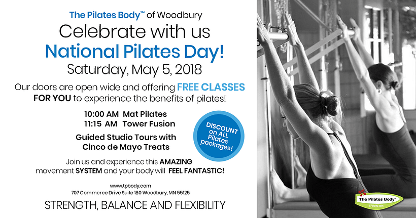 Celebrate National Pilates Day May 5th!